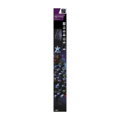 RETIF Sapin Artificiel Vert 136 Bouquets De Fibre Optique Multicolore H120Cm Clearance