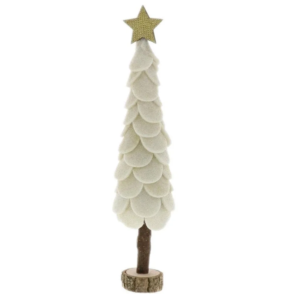 RETIF Sapin Avec Etoile En Tissu Sur Socle O 8 X 34 Cm Discount