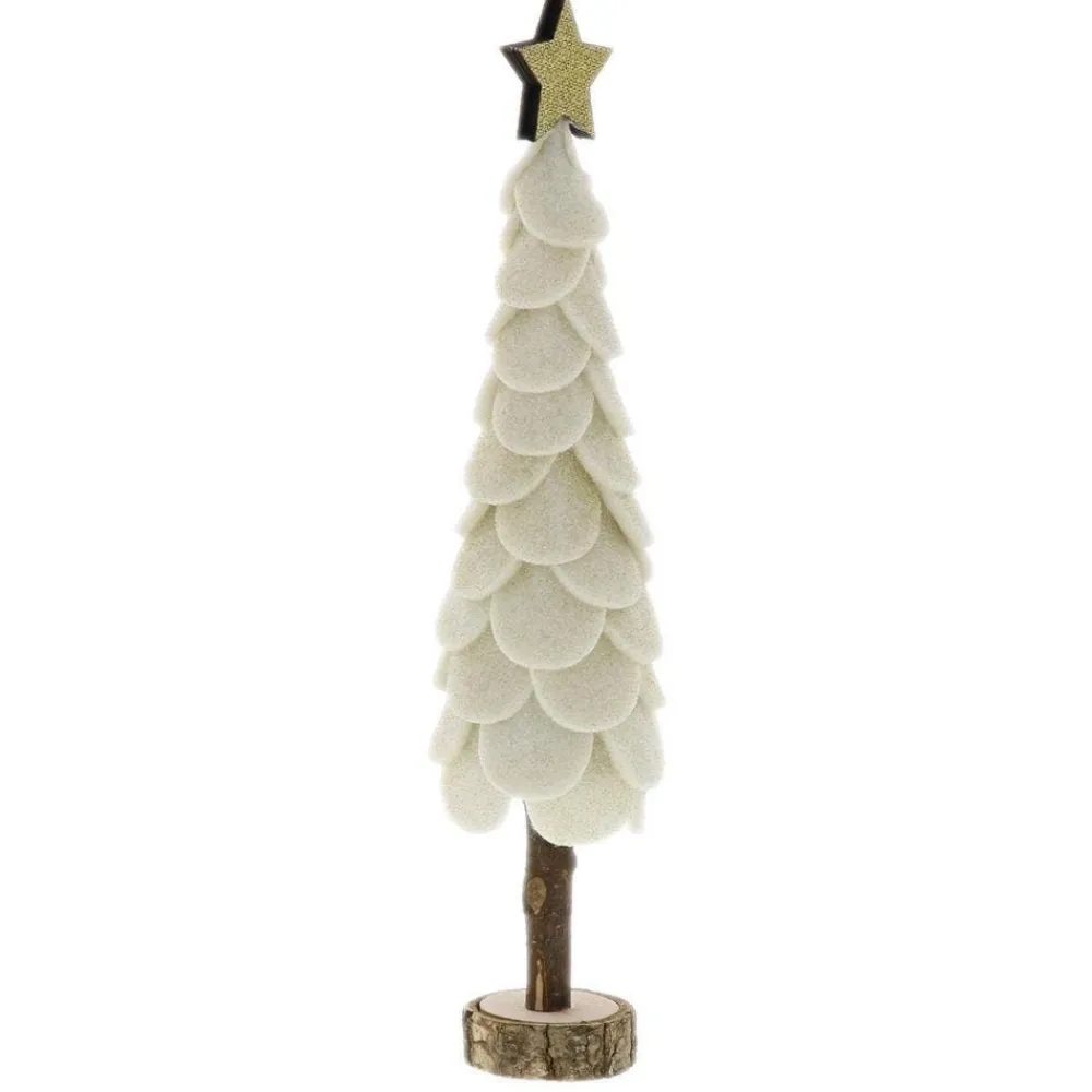 RETIF Sapin Avec Etoile En Tissu Sur Socle O 8 X 34 Cm Discount