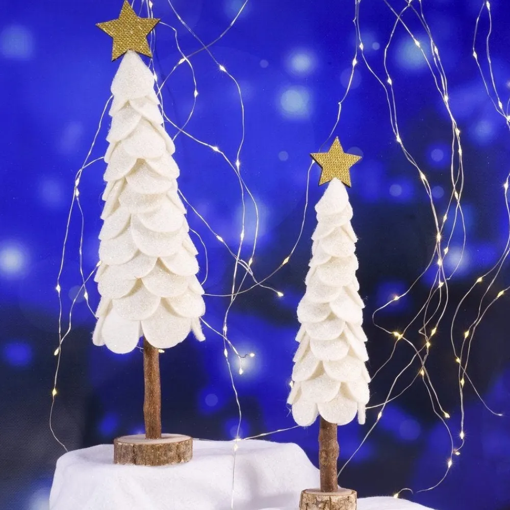 RETIF Sapin Avec Etoile En Tissu Sur Socle O 8 X 34 Cm Discount