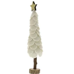 RETIF Sapin Avec Etoile En Tissu Paillette Sur Socle O 10 X41Cm Store
