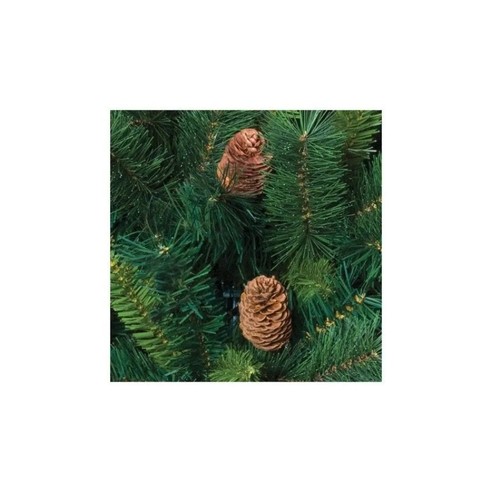 RETIF Sapin De Noel Artificiel Vert Avec Pommes De Pin H150Cm Clearance