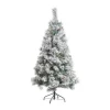 RETIF Sapin De Noel Artificiel Vert Floque Enneige Et Pommes De Pin H150Cm Fashion