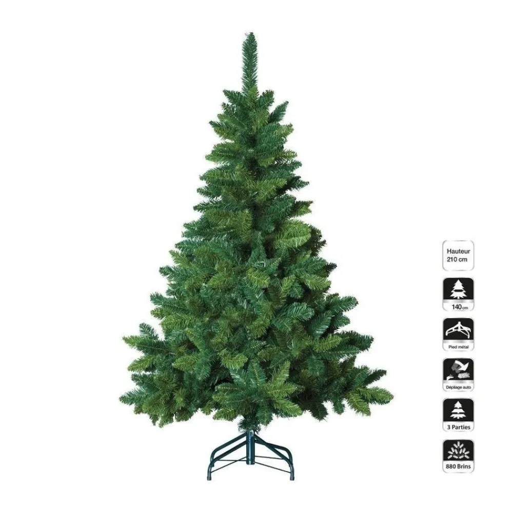 RETIF Sapin De Noel Artificiel Vert Qualite Premium H210Cm Sale