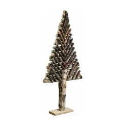 RETIF Sapin Decoratif En Bouleau Motif Chevron Grand Modele Fashion