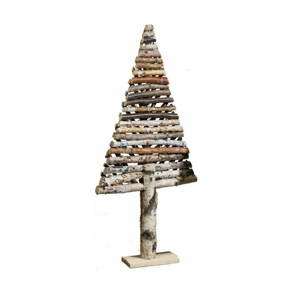 RETIF Sapin Decoratif En Bouleau Motif Chevron Grand Modele Fashion