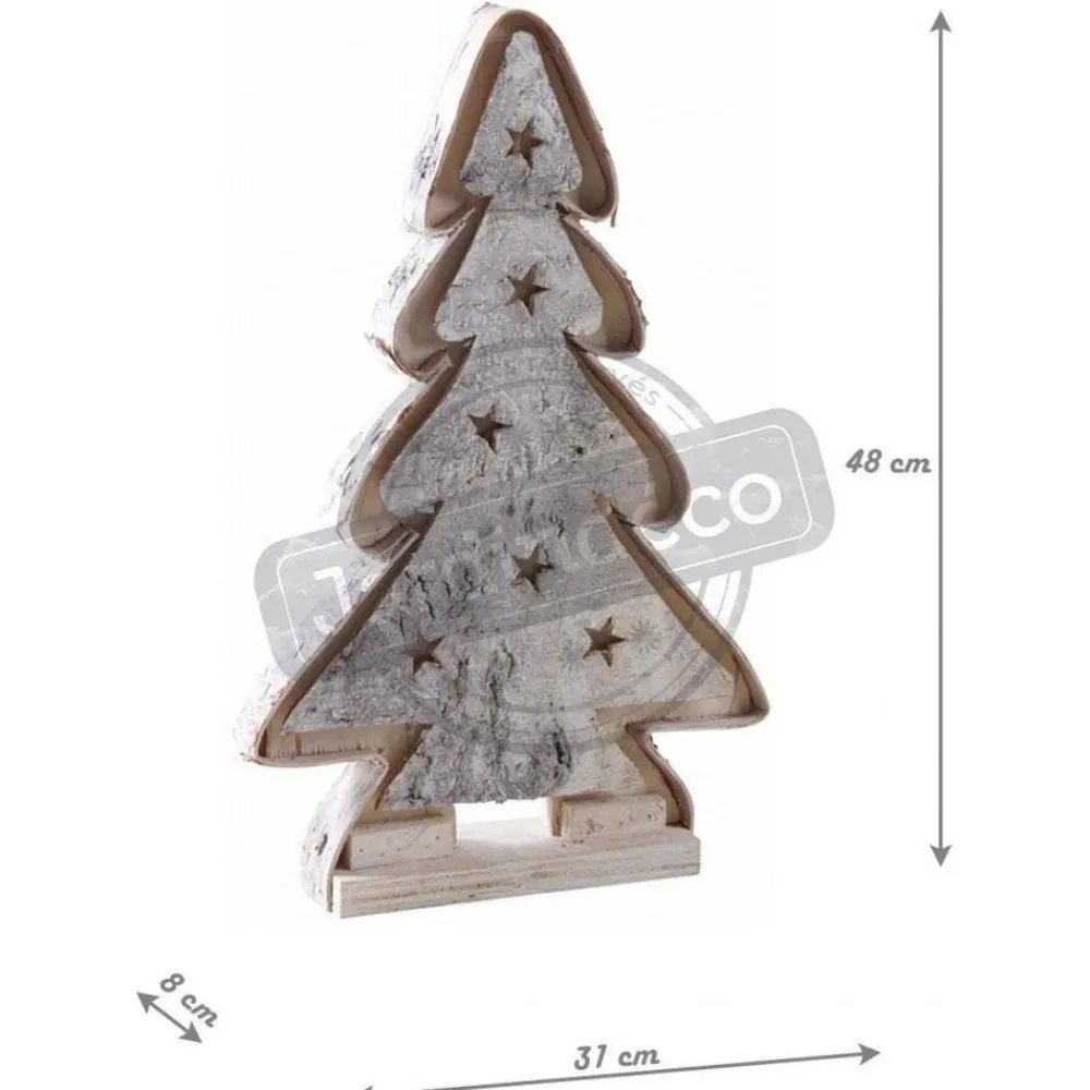 RETIF Sapin Decoratif En Bouleau Avec Led 47Cm Sale