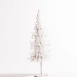 RETIF Sapin En Ouate Blanc Sur Socle L 63 X H 118 Cm Hot