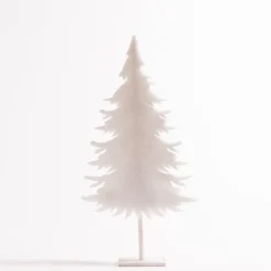 RETIF Sapin En Ouate Blanc Sur Socle L 63 X H 118 Cm Hot