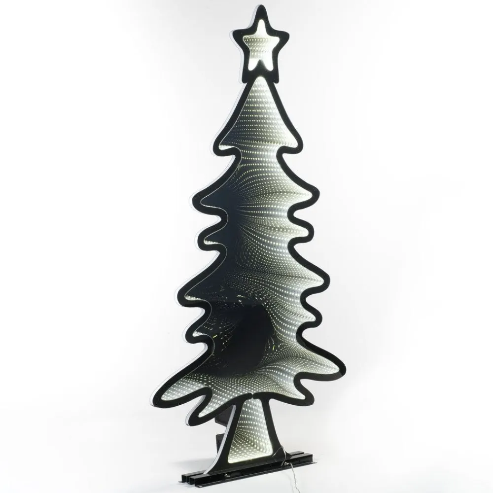 RETIF Sapin Miroir Lumiere Effet Infini 65X10X122,5Cm Cheap
