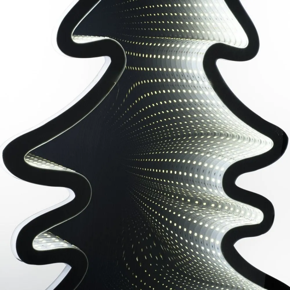 RETIF Sapin Miroir Lumiere Effet Infini 65X10X122,5Cm Cheap