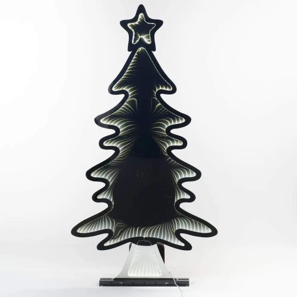 RETIF Sapin Miroir Lumiere Effet Infini 65X10X122,5Cm Cheap