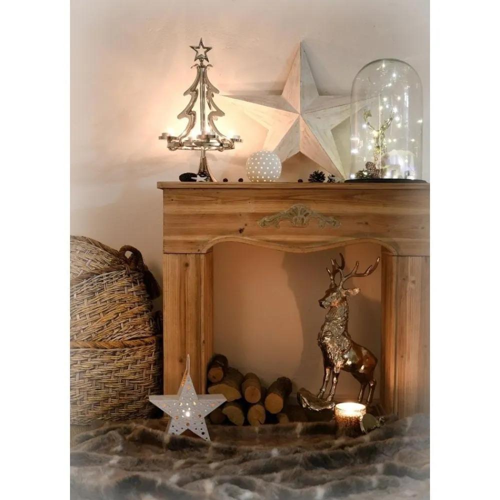 RETIF Sapin Porte Bougie En Aluminium H 73Cm Cheap