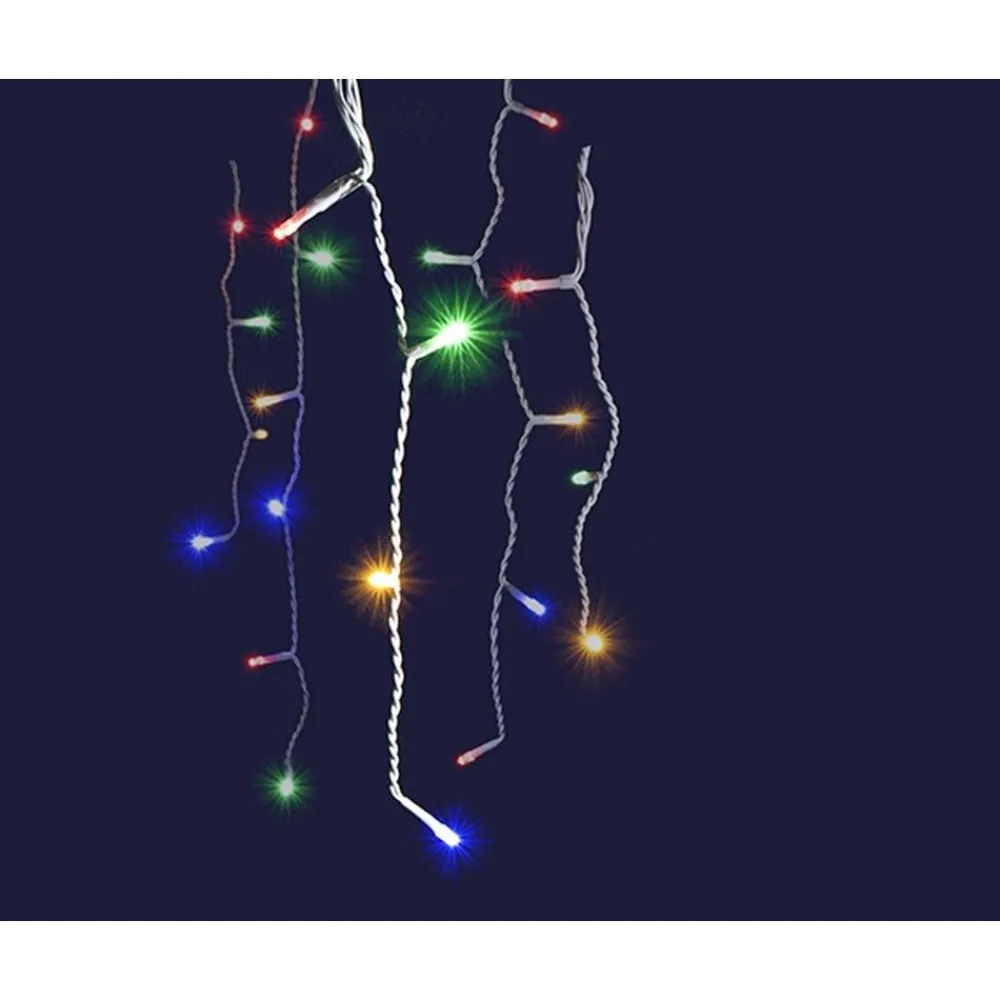 RETIF Stalactite Flicker Light+®Brillante Led Transparente Multicolore - 8M Cheap