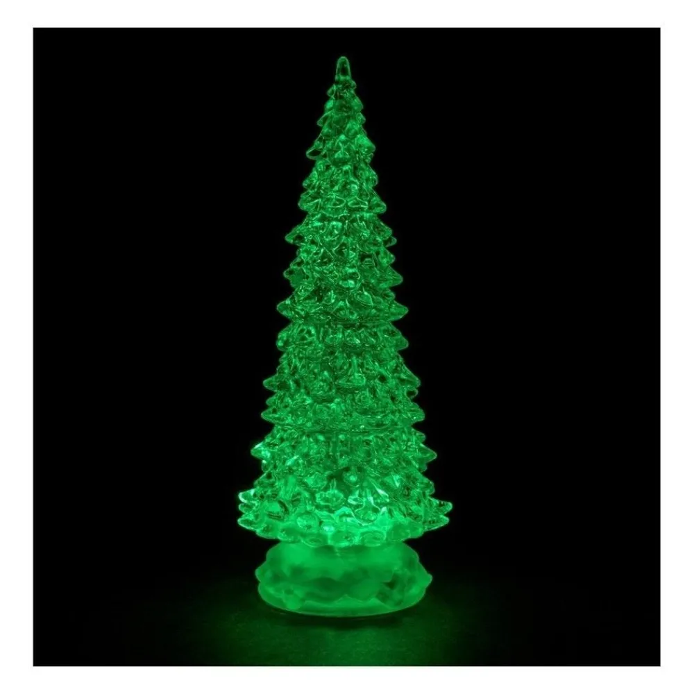 RETIF Sujet De Noel Lumineux Sapin Paillete Led A Variation De Couleur H21Cm Fashion