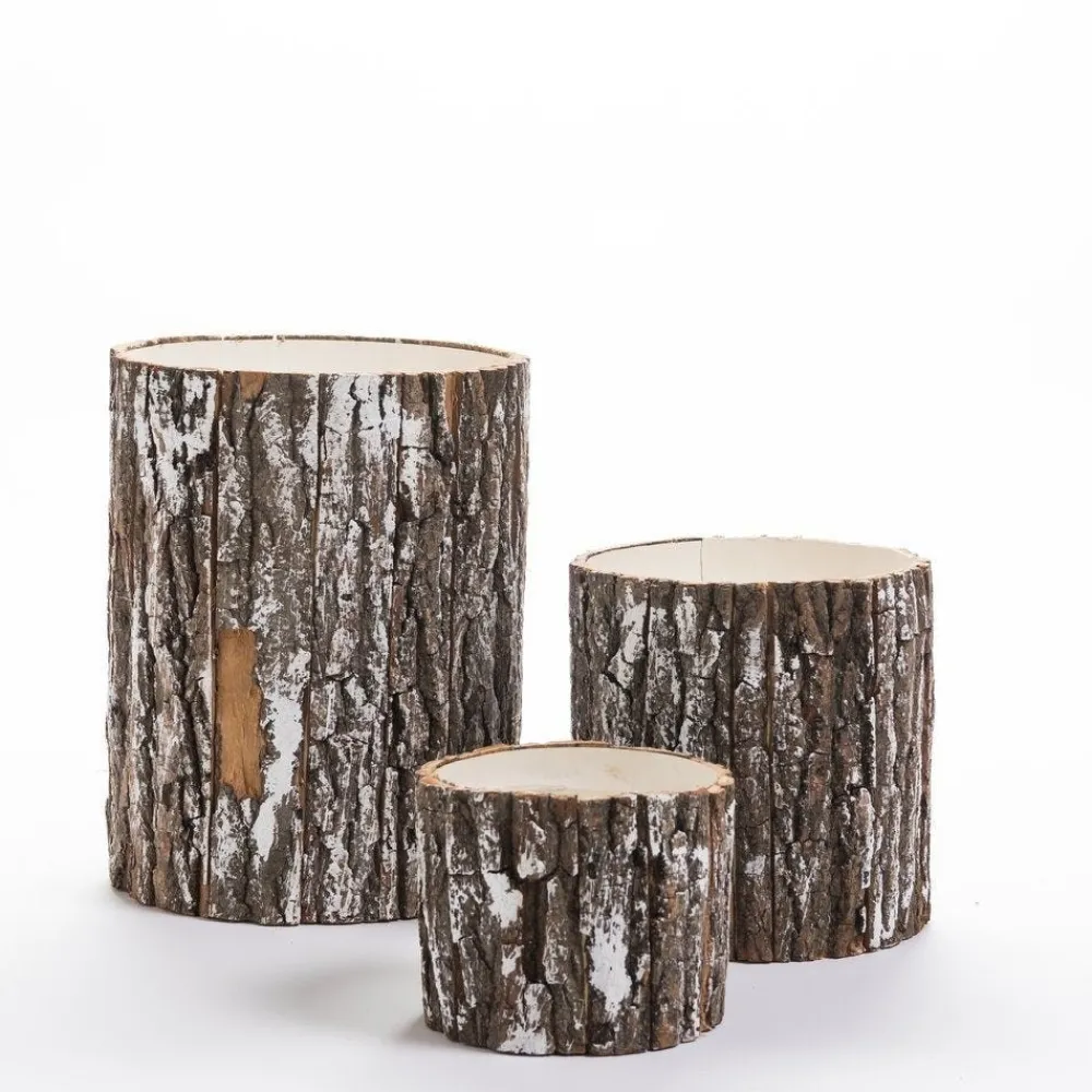 RETIF Supports Troncs De Bois Enneiges O 15 X H 12 + O 19 X H 20 + O 22 X H 30 Cm Store