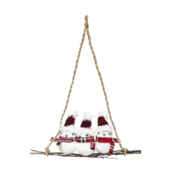 RETIF Suspension De Noel 3 Bonhommes De Neige Sur Branche Outlet