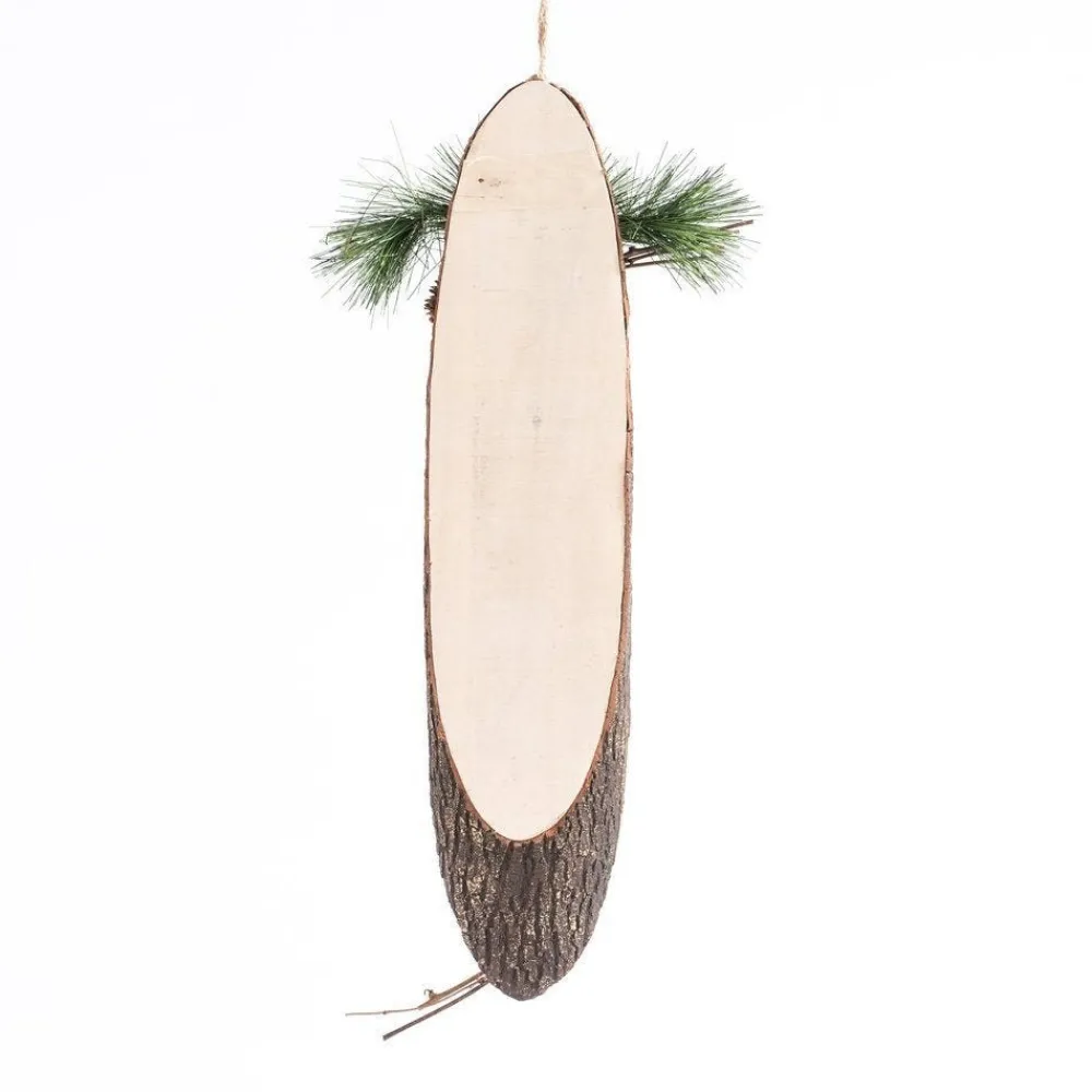 RETIF Suspension En Bois Noel Avec Sapin L 25 X H 53 Cm Hot