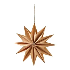 RETIF Suspension Etoile En Papier Naturel O30Cm New