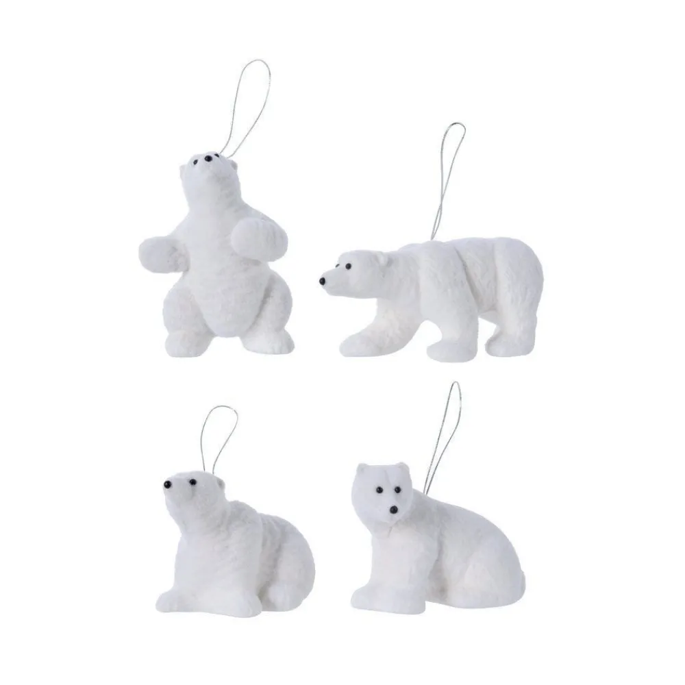 RETIF Suspension Ours Blanc Floque ± 10 Cm - 4 Modeles Possibles Outlet