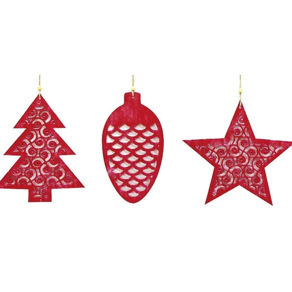 RETIF Suspensions Rouge Assorties H 22 Cm - Par 3 Hot