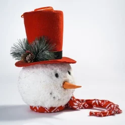 RETIF Tete De Bonhomme De Neige Avec Echarpe 22X20Cm Cheap