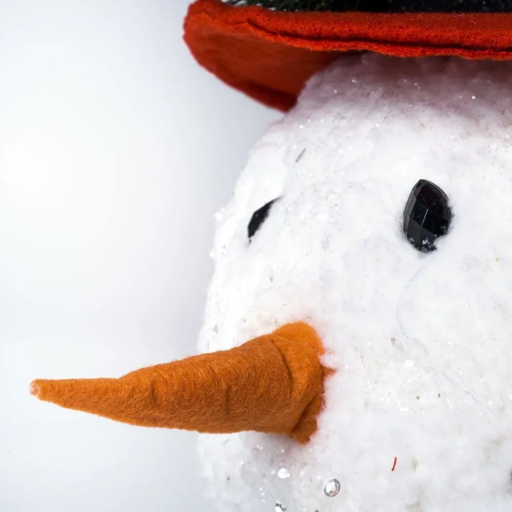 RETIF Tete De Bonhomme De Neige Avec Echarpe 22X20Cm Cheap