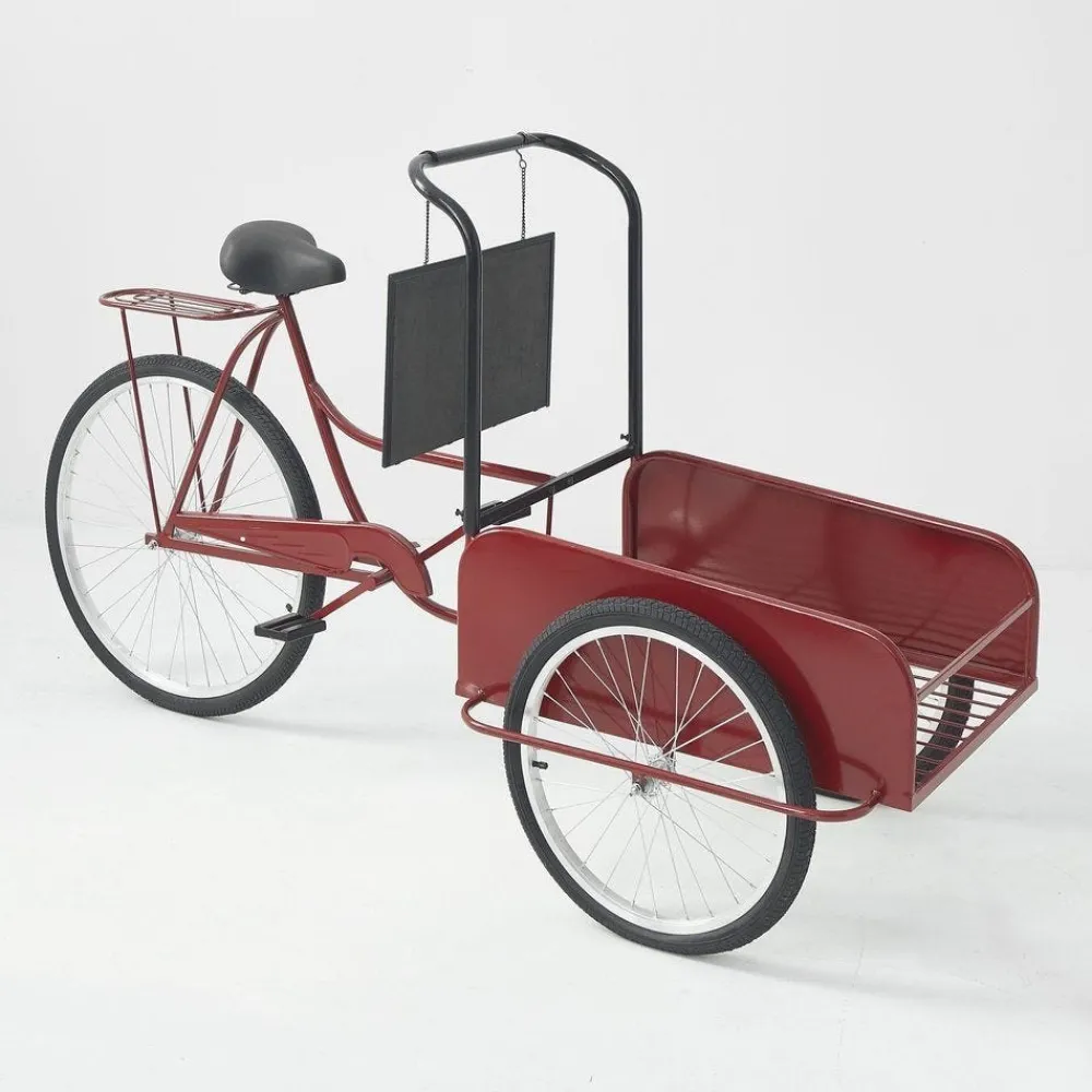 RETIF Triporteur Metal Rouge L 187 X P 79 X H 95 Cm Online