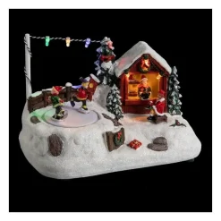 RETIF Village De Noel Lumineux Patinoire Animee Best Sale