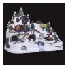 RETIF Village De Noel Lumineux Maison Du Pere Noel Tracteur En Mouvement Best Sale
