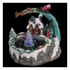 RETIF Village De Noel Lumineux Anime Et Musical Scene De Vie Autour D'Une Fontaine Sale
