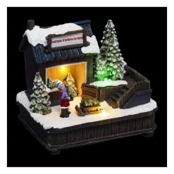 RETIF Village De Noel Lumineux Boutique De Sapins Best