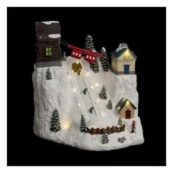 RETIF Village De Noel Lumineux Anime Et Musical Piste De Ski Et Telepherique Online