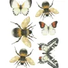 RETIF Vitrophanie Abeilles Et Papillons, 2 Formats Cheap
