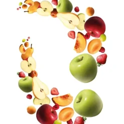RETIF Vitrophanie Angles De Fruits, 2 Formats Best