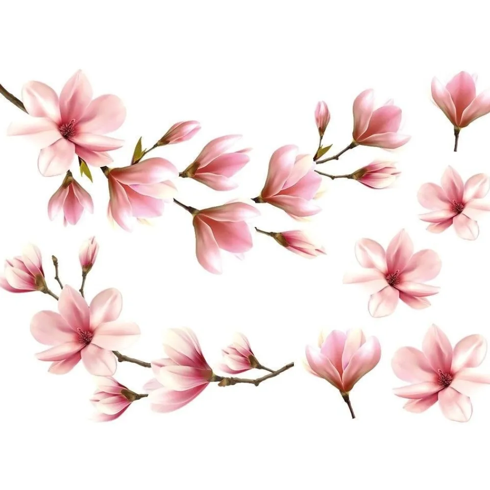 RETIF Vitrophanie Branches Et Fleurs De Magnolias 70X100Cm Outlet